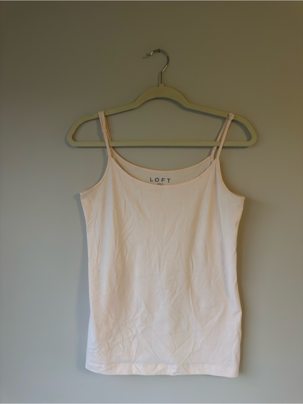 LOFT White Spaghetti Strap Camisole